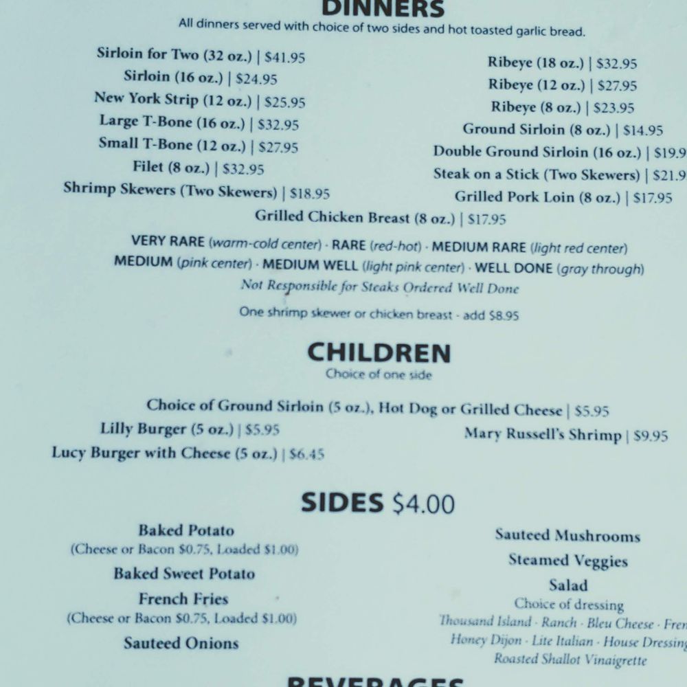 Menu June 14, 2024