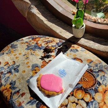 Olla express café - Lol my already have eaten pink cake cookie.   Kudos to the baker!!  You nailed it. - Coffee & Tea Near Me - San Antonio, Texas