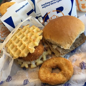 White Castle - Chicken and waffle Original Chicken rings - Fast Food Near Me - Sunnyside, New York