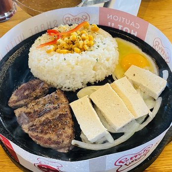 Pepper Lunch - Hamburg Beef Curry with egg and tofu - Japanese Near Me - Irvine, California Pepper Lunch - Hamburg Beef Curry with egg and tofu - Japanese Near Me - Irvine, California