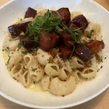 Grassa - Pork Belly Mac and Cheese Pasta - Italian Near Me - Portland, Oregon Grassa - Pork Belly Mac and Cheese Pasta - Italian Near Me - Portland, Oregon