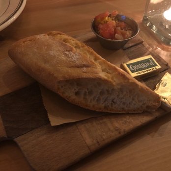 Fiorito - Complimentary bread with salsa and butter - Argentine Near Me - Miami, Florida Fiorito - Complimentary bread with salsa and butter - Argentine Near Me - Miami, Florida