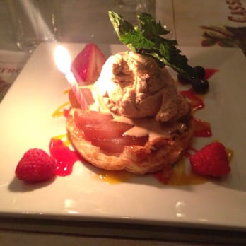 Bistro Cassis - Apple tart w. Gelato - French Near Me - Huntington, New York Bistro Cassis - Apple tart w. Gelato - French Near Me - Huntington, New York