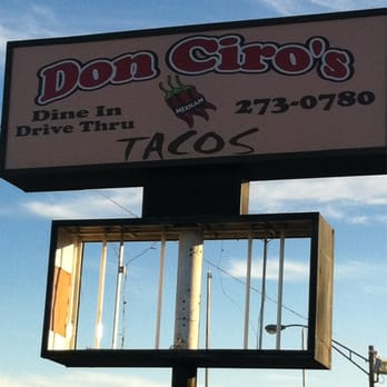 Don Ciro's - a sign for a restaurant - Mexican Near Me - Shawnee, Oklahoma Don Ciro's - a sign for a restaurant - Mexican Near Me - Shawnee, Oklahoma