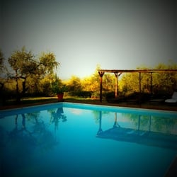 Ecco La Cucina - The pool at our villa (villas change depending on group size)