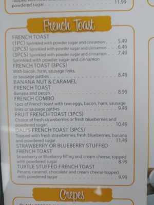 Menu photo 1 Dali's Cafe Manitowoc, WI