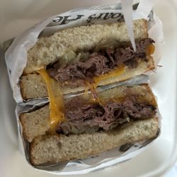 Woolman Cafe - Roast beef cheddar and onion