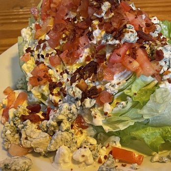 Molly McGuire's - Blue Cheese Wedge with Bacon - Pubs Near Me - Savannah, Georgia Molly McGuire's - Blue Cheese Wedge with Bacon - Pubs Near Me - Savannah, Georgia