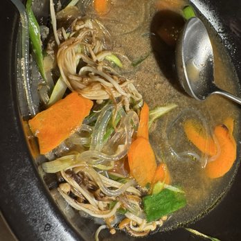 Han Oak - What was left of the Bulgogi and glass noodles - Korean Near Me - Portland, Oregon