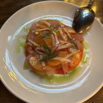 Alice Restaurant - Seabass Crudo - Italian Near Me - New York, New York