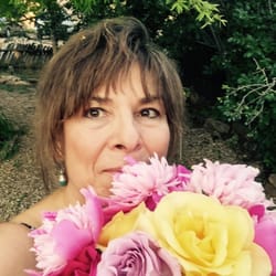 Taos Rocks Hot Stone Therapy - Flowers from my garden