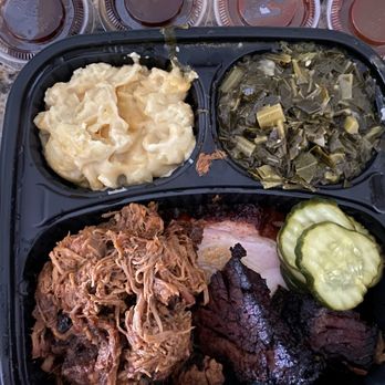 True Texas BBQ - 3 meat plate - Barbeque Near Me - Austin, Texas True Texas BBQ - 3 meat plate - Barbeque Near Me - Austin, Texas