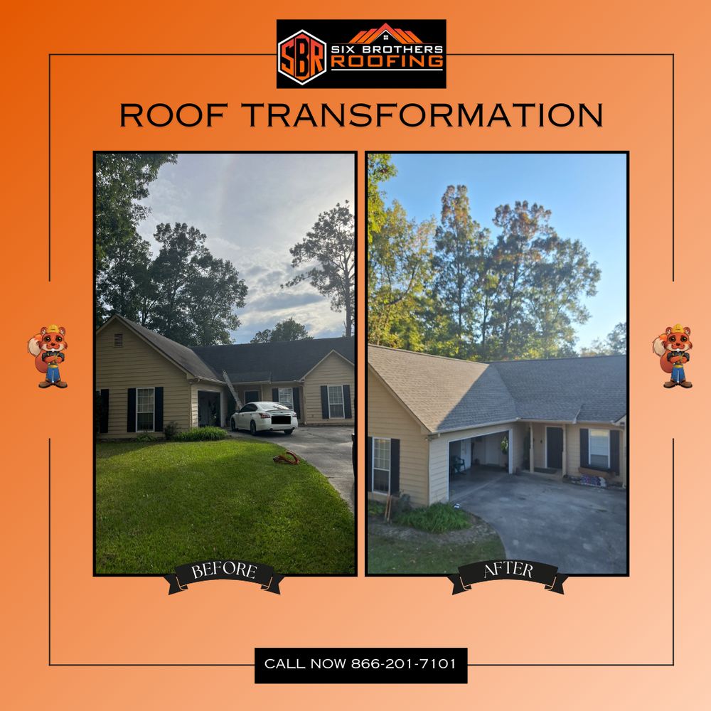 Slide of Six Brothers Roofing