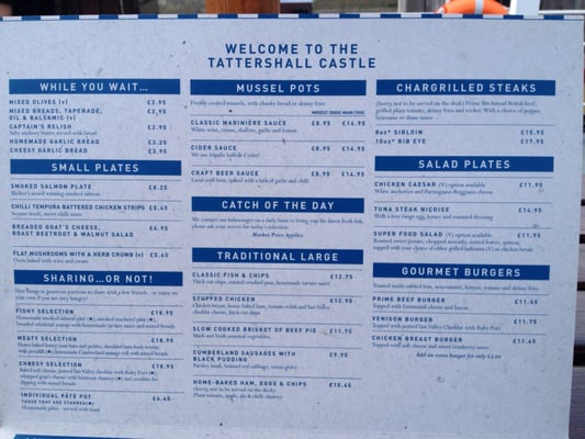 Menu photo 6 The Tattershall Castle London, XGL