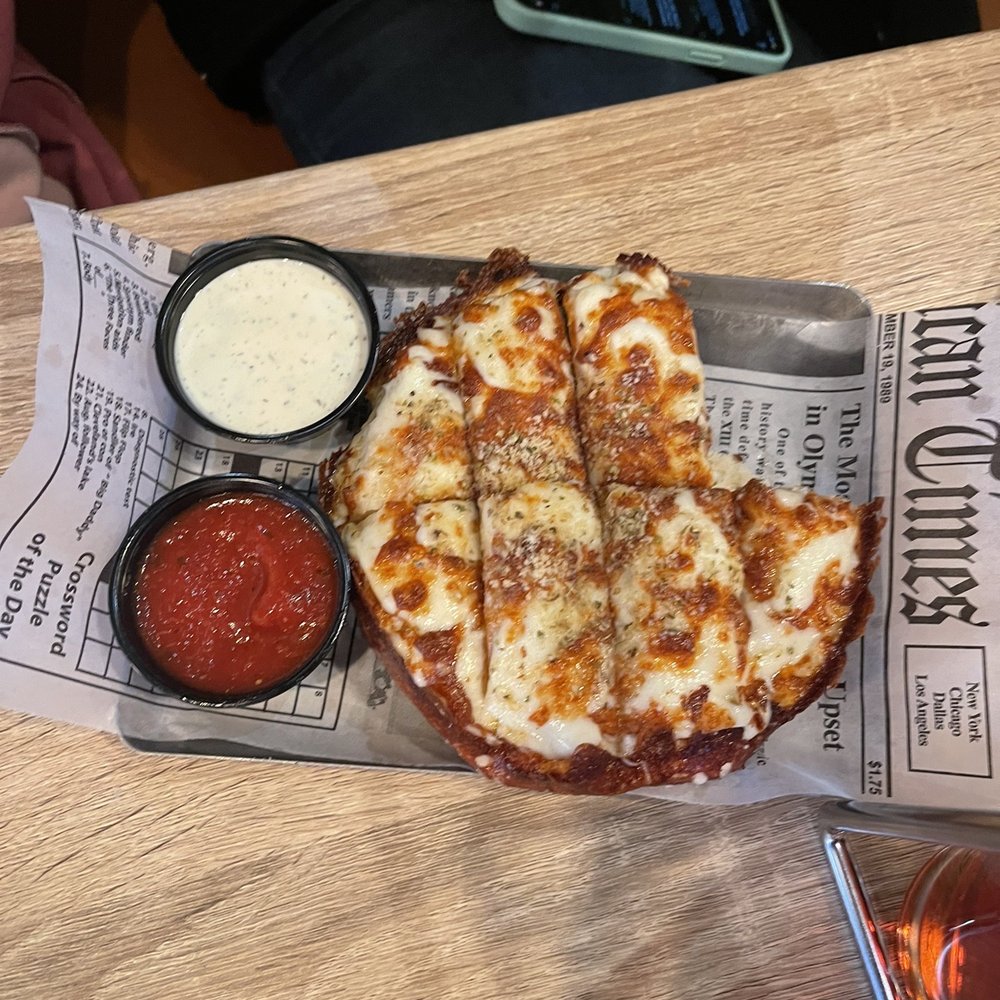 Two Cities Pizza - Cheesy bread - Pizza Near Me - Suwanee, Georgia Two Cities Pizza - Cheesy bread - Pizza Near Me - Suwanee, Georgia