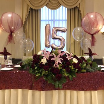 Lucky Flowers - My sisters 15 table Arrangement - Florists Near Me - Anaheim, California