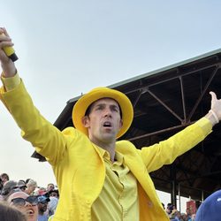 Savannah Bananas - Jesse Cole is everywhere during a game.