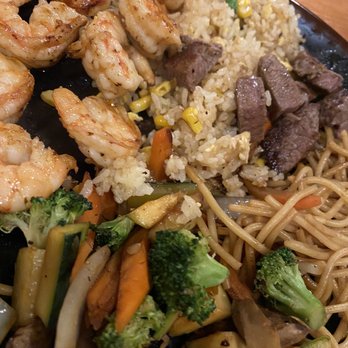 Mr. An's Teppan Steak & Seafood Sushi Bar - My shrimp and filet - Sushi Bars Near Me - Tucson, Arizona