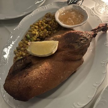 Osteria Mozza - Duck Confit dish. - Italian Near Me - Los Angeles, California Osteria Mozza - Duck Confit dish. - Italian Near Me - Los Angeles, California
