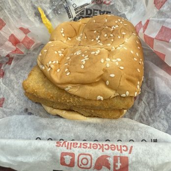 Checkers - Deep Sea Double Crispy Fish Sandwich - Burgers Near Me - Humble, Texas