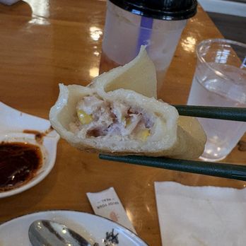 Yum Dumpling - 28 Chicken & Corn Dumpling (10pc) - Noodles Near Me - Orange, California