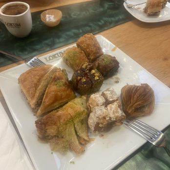 LOKUM - Dubai Chocolate Juicy Pistachio Baklava Fig Shape Walnut Baklava (1 Piece) Pistachio Baklava (1 Piece) Walnut Baklava (1 Piece) - Coffee & Tea Near Me - Santa Barbara, California LOKUM - Dubai Chocolate Juicy Pistachio Baklava Fig Shape Walnut Baklava (1 Piece) Pistachio Baklava (1 Piece) Walnut Baklava (1 Piece) - Coffee & Tea Near Me - Santa Barbara, California
