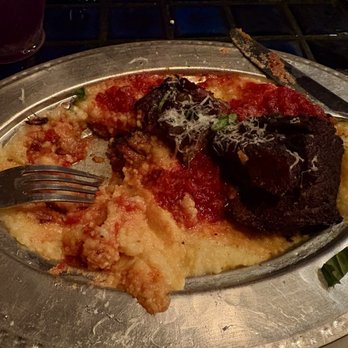 Clay & Fire - Short ribs on polenta with red sauce - Persian/Iranian Near Me - Kansas City, Missouri