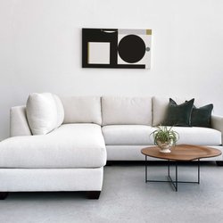 Modern Design Sofas - Francis sectional in Bone.