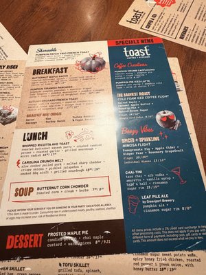 Menu photo 6 Toast Coffeehouse Patchogue, NY
