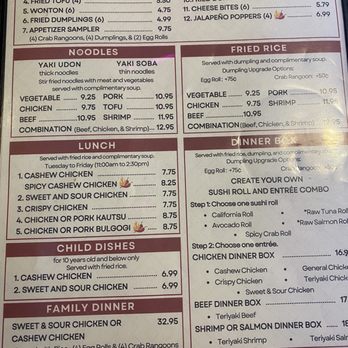 Oseyo - Menu - Asian Fusion Near Me - Bolivar, Missouri Oseyo - Menu - Asian Fusion Near Me - Bolivar, Missouri