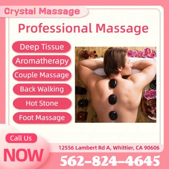 Crystal Massage - Massage Therapy Near Me - Whittier, California