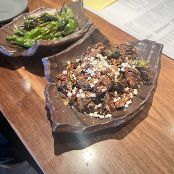 Soto - Peppers and brussels sprouts that were Delian's flavorful. 5/5 - Japanese Near Me - Houston, Texas