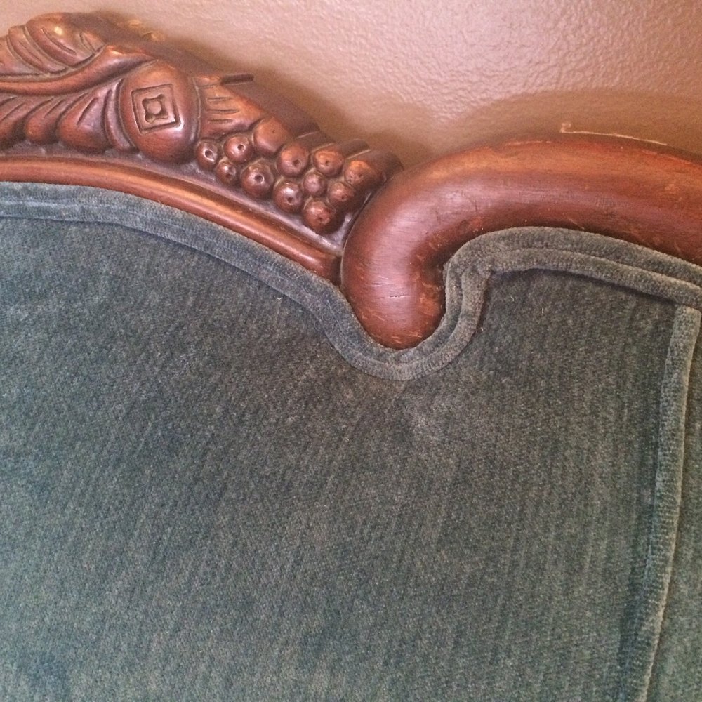 Blue Sky Galleries - Detail of couch - Furniture Reupholstery Near Me - Minneapolis, Minnesota