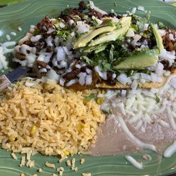 Huarache Ranchero. Super good! Tortilla not as thick as others I've had. Huarache Ranchero. Super good! Tortilla not as thick as others I've had.