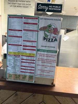 Menu photo 1 John Gino's Pizza & Catering Justice, IL