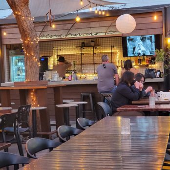 Benchmark - The bar and enjoyed watching The Adam's Family. - New American Near Me - Santa Ana, California