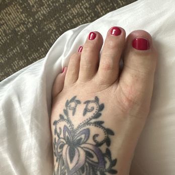 Amelia Nail Spa - Pedi after lots of pampering! - Nail Salons Near Me - Columbus, Ohio