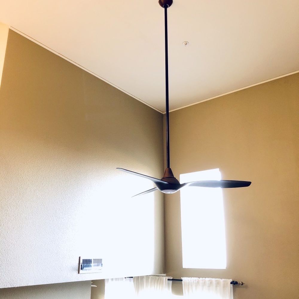 Pro Connect Electrical - High ceiling fan with light replacement - Electricians Near Me Pro Connect Electrical - High ceiling fan with light replacement - Electricians Near Me