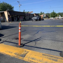 Bothell Feed Center - Parking tape off, Tuesday 15 August 2023.