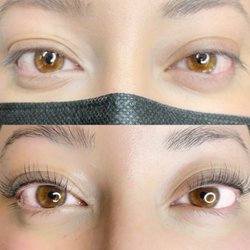 Lash lift and tint