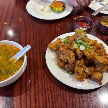 Sangeethas Bhavan - Gobi Manchurian Hot and Sour Soup - Indian Near Me - Herndon, Virginia