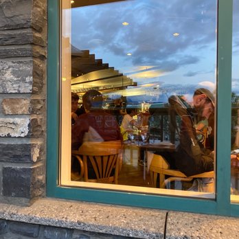 ALBA Restaurant - On the terrasse - Italian Near Me - Jasper, Alberta