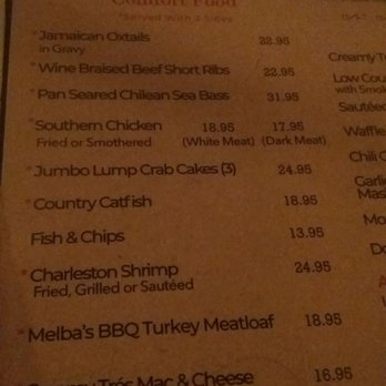 Melba's Restaurant - Menu - Southern Near Me - New York, New York Melba's Restaurant - Menu - Southern Near Me - New York, New York