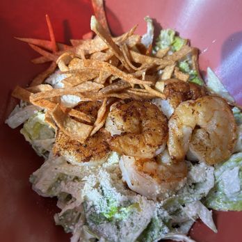 Zandra's Taqueria - Shrimp Cesar Salad - Tacos Near Me - Manassas, Virginia