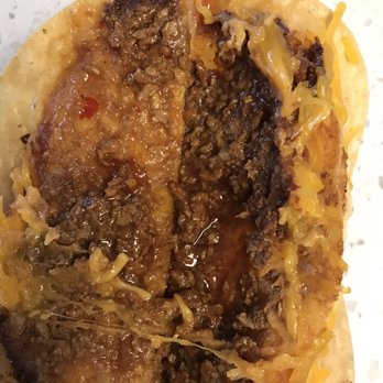 Burger King - Interior of the $1 taco. Is that food? - Burgers Near Me - Burlington, New Jersey