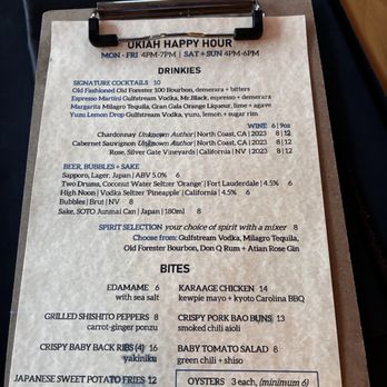 Ukiah - Happy Hour Menu (8/26) - Asian Fusion Near Me - Fort Lauderdale, Florida Ukiah - Happy Hour Menu (8/26) - Asian Fusion Near Me - Fort Lauderdale, Florida