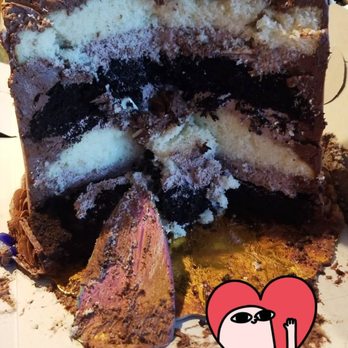 Sweetlife Bakery - $38... 8" Tuxedo cake (4 layers!) From their "standard daily cakes" DELICIOUS! - Bakeries Near Me - Grand Terrace, California Sweetlife Bakery - $38... 8" Tuxedo cake (4 layers!) From their "standard daily cakes" DELICIOUS! - Bakeries Near Me - Grand Terrace, California