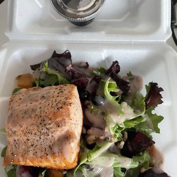B. Restaurant - beet salad with salmon as a protein add-on - Bars Near Me - Oak Brook, Illinois