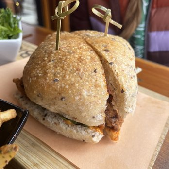 Block Kitchen + Bar - Chicken karaage sandwich - Sandwiches Near Me - Banff, Alberta Block Kitchen + Bar - Chicken karaage sandwich - Sandwiches Near Me - Banff, Alberta