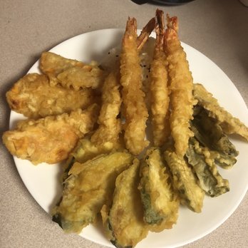 Kusshi - Shrimp and Vegetable Tempura plated from delivery - Sushi Bars Near Me - North Bethesda, Maryland Kusshi - Shrimp and Vegetable Tempura plated from delivery - Sushi Bars Near Me - North Bethesda, Maryland